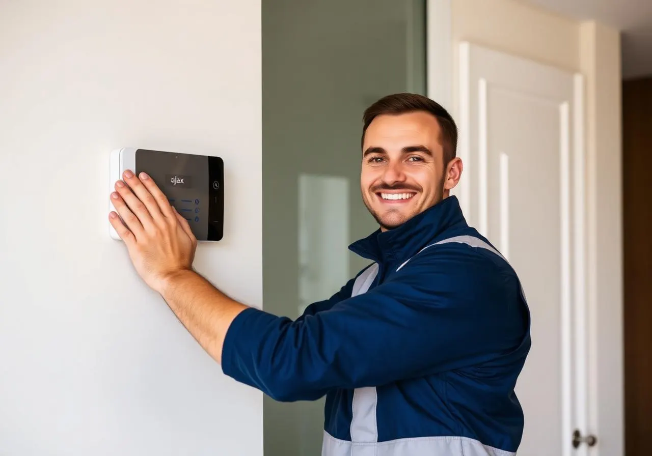 Installateur partenaire LiveProtect en intervention